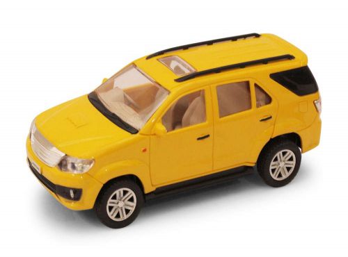 Fortuner Pull Back Toy Car(Yellow)